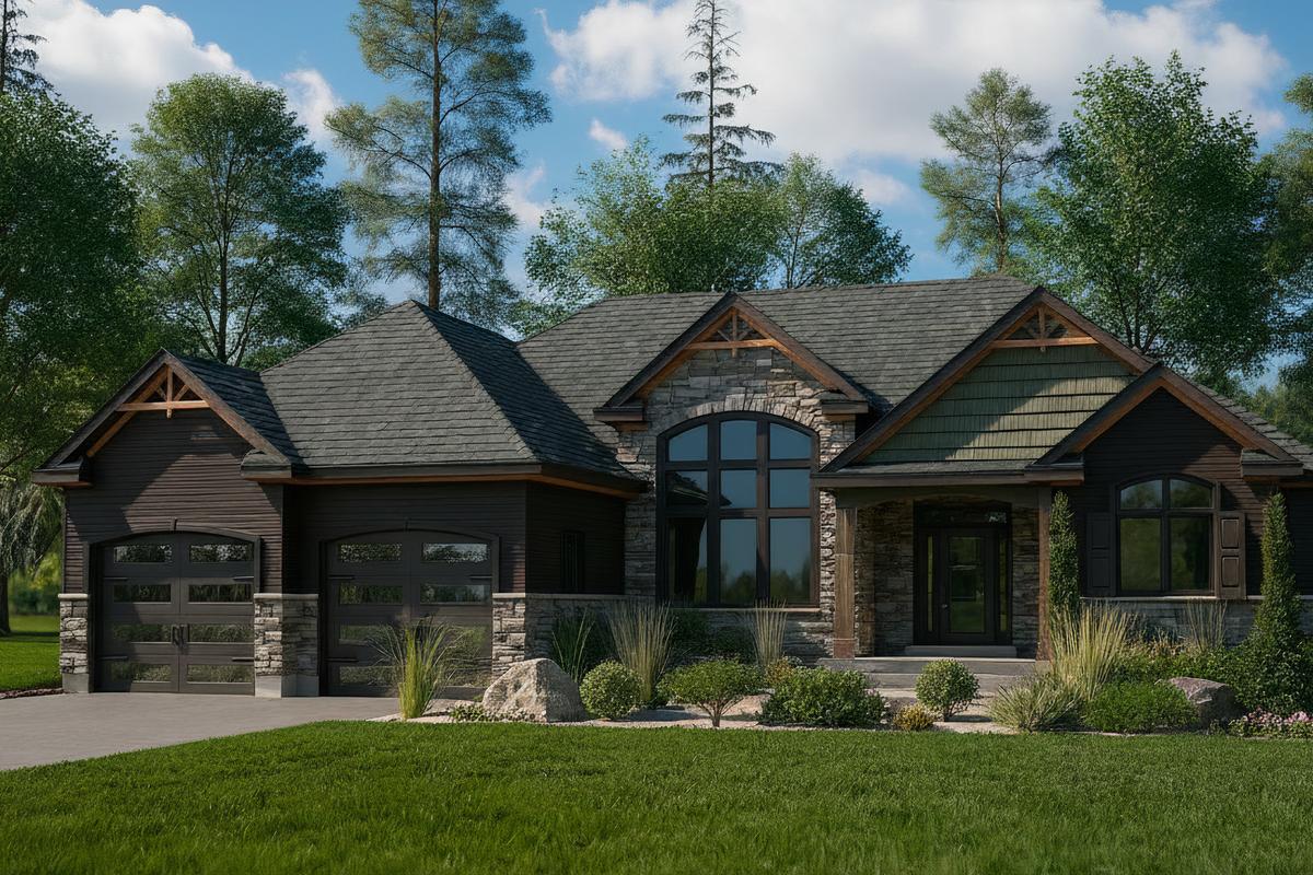 Foxstone model exterior rendering