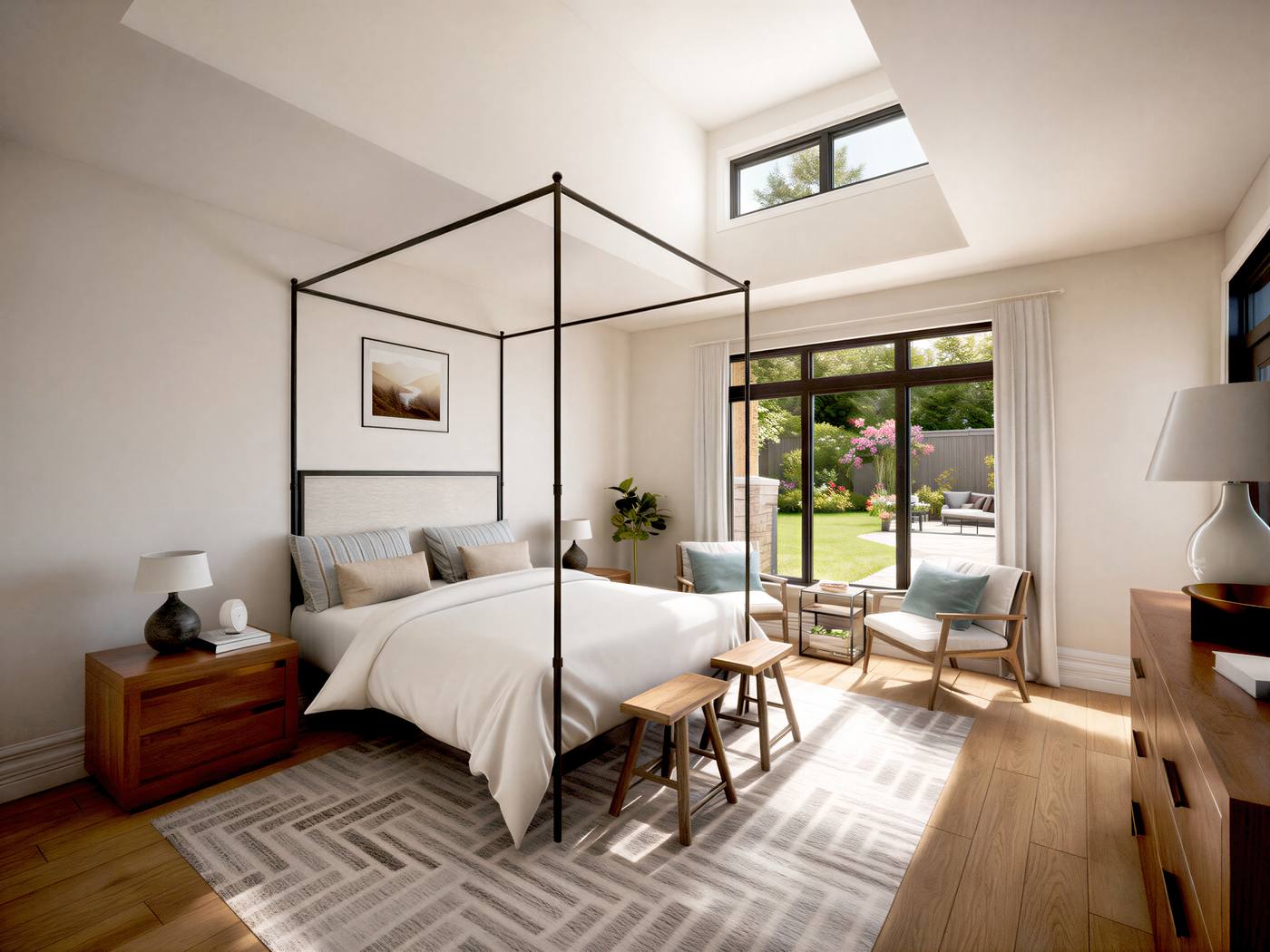 Primary bedroom suite