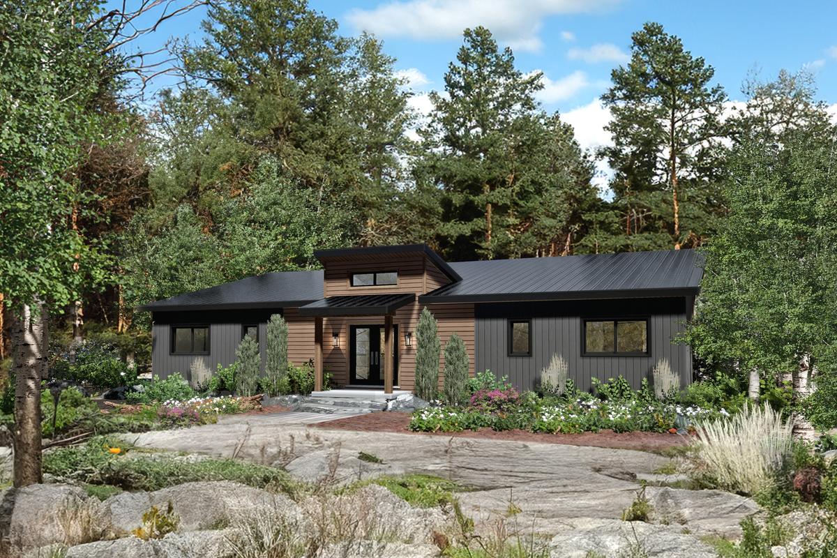 Jackpine model exterior rendering